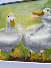 Load image into Gallery viewer, Close up of painting showing two ducks together 