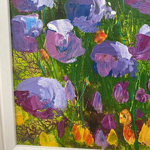 Load image into Gallery viewer, close up image of the flower details in the painting
