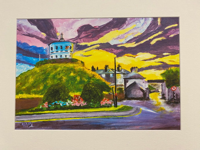 Print of Millmount tower painting    