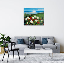 Load image into Gallery viewer, Room setting with image of painting on wall. 